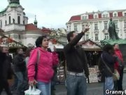 He brings granny tourist home for cunt fucking 4/16