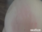 Brutally fisting his submissive GF in bondage 13/16