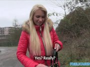 Public Agent Beautiful blonde fucks on backseat 4/16