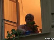 Old woman pleases hot younger stud 4/16