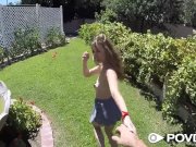 POVD Naughty blonde Anya Olsen POV deepthroat 4/16