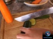 Maria Belucci want is a carrot to please her wet pussy 1/16