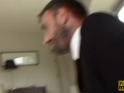 Bigtitted british sub pounded hard and rough 2/16