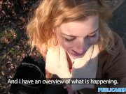 Public Agent Hot Lost blonde sucks stranger’s cock for cash 7/16