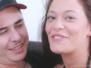 Desirable brunette gets licked and penetrated 2/16