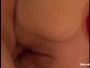 Chubby mature gets both holes fucked in a threesome 13/16