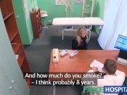Fake Hospital Petite blonde deepthroats a thick dick before rough fuck 1/16