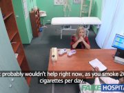 Fake Hospital Petite blonde deepthroats a thick dick before rough fuck 3/16