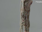 Anka the nudist showing her talent 1/16