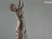 Anka the nudist showing her talent 4/16