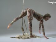 Anka the nudist showing her talent 9/16