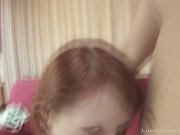 Sexy redhead craves for the big pulsating donger 8/16