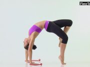 Tonya the hot gymnast makes incredible poses 3/16