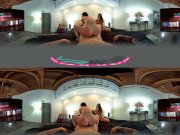 VRHush - Two hot chicks for one big hard dick 14/16