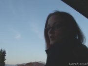 A nice shot of her underwear outside 11/16