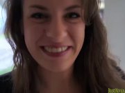 Bigtit amateur slut masturbates and sucks cock at casting 1/16