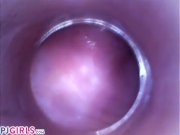 PJGIRLS Silvia DeLuxe sticks camera inside her vagina RAW pussy cam footage 12/16