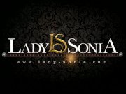 Busty milf Lady Sonia teaching to make cock hard 16/16