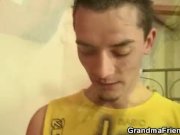 3some sex with mature plumper POV 12/16