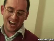 3some sex with mature plumper POV 4/16