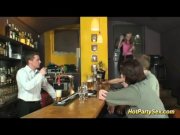 her first bukkake party orgy 3/16