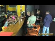 her first bukkake party orgy 9/16