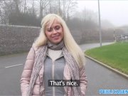 Public Agent Vacationing Italian babe fucked in car by local 2/16