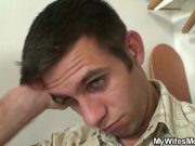 Old blonde granny sucks and rides his big meat 8/16