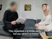 Fake Cop Sexy single MILF seduces uniformed policeman 1/16