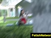 FetishNetwork Tess horny pantyhose model 2/16