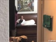 Brunette milf jerking a boner 8/16