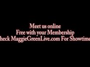 All Natural Busty Babe Maggie Green Fucks Hitachi! 16/16