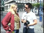 german Milf picked up for sex in nature 1/16