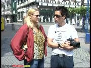 german Milf picked up for sex in nature 3/16