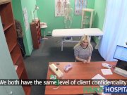 Fake Hospital Shy patient with soaking wet pussy squirts on docs fingers 3/16