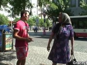 Picked up 80 years old grandma rides him 1/16