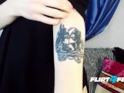 Cute BDSM Inked Submissive Body Tease 1/16