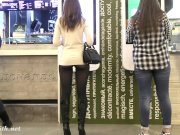 Jeny Smith spy cam public up skirt pantyhose fetish 10/16