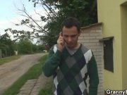 Lonely old granny pleasing an young stud 4/16