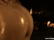 She Touches Her Beautiful Body 10/16