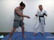 Ronda Rousey lookalike Alyssa Cole training for UFC and Masturbating 1/16