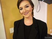 Bigtit amateur teen Kylie masturbating on a casting couch 2/16