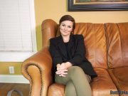 Bigtit amateur teen Kylie masturbating on a casting couch 4/16