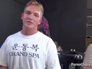 Huge fat man gets lucky with 3 hot porno chicks 3/16