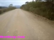 Heather Deep 4 wheeling on scary fast quad and Peeing next to horses in the 6/16