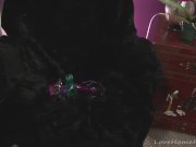 Delicious babe in stockings loves riding his pecker 9/16