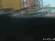 Horny babe teases us while in a car 4/16