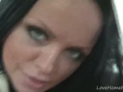 Horny babe teases us while in a car 7/16