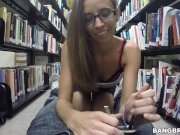 Smart chicks like Shortie Breeze suck dick in the Library! 6/16