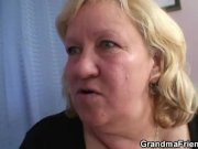 Double penetration for huge grandma 5/16